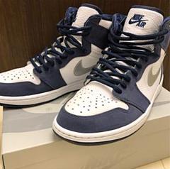 ナイキ エアジョーダン1 "WHITE/MIDNIGHT NAVY"