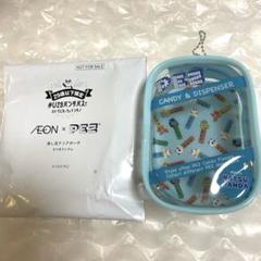 イオン PEZ ペッツ コラボ 推し活 クリアポーチ ブルー