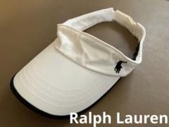 Ralph Lauren 新品未使用サンバイザー 耳あて付き ホワイト 2025年最新】サンバイザー ラルフローレンの人気アイテム - メルカリ