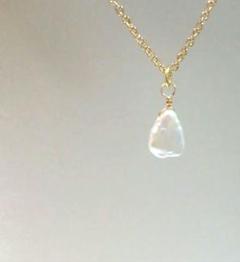 1555魅力を引き出す✨ツヤツヤ　淡水パール ケシパールネックレス ハンドメイド