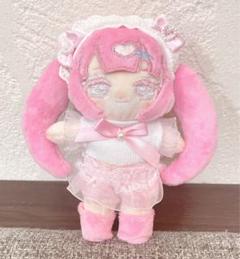 自作ぬいぐるみ 無属性 約16cm お洋服込み - メルカリ