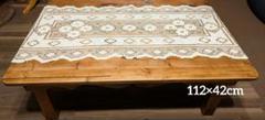 綿レース テーブルランナー テーブルセンター コットンレース 112×42cm