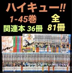 ハイキュー!! 1-45巻  全巻  関連本 36冊  全81冊 ハイキュー!! 1-45巻 全巻 関連本 36冊 全81冊