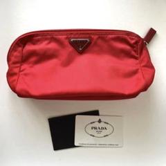 PRADA ポーチ 1N1840 赤 シルク PRADA ポーチ 1N1840 赤 シルク