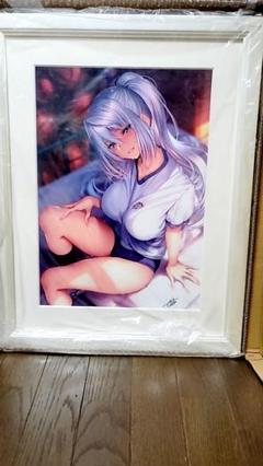 はにかみ彼女 天笠綴 ピロ水先生直筆サイン入り複製原画（32 140