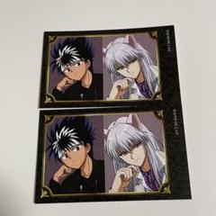 希少品 美品 幽遊白書(飛影・雪菜) ラミネートカード 幽遊白書(飛影・雪菜) 蔵馬カ 希少品 美品