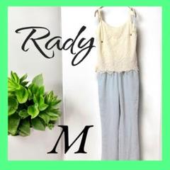 ✨美品✨Rady レーストップ×ワイドパンツオールインワン Mサイズ