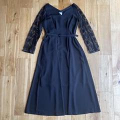 Ameri vintage LACE SLEEVE REFINED DRESS