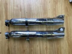 ショベルヘッドFLH用スーパートラップマフラーEVO差し込み1-3/4