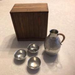 酒器 4点セット ちろり 錫製 本錫おちょこ晩酌