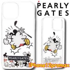PEARLY GATES - 未使用　パーリーゲイツ　スマホカバー　白　iPhone12mini ミッキー PEARLY GATES - 未使用 パーリーゲイツ スマホカバー 白