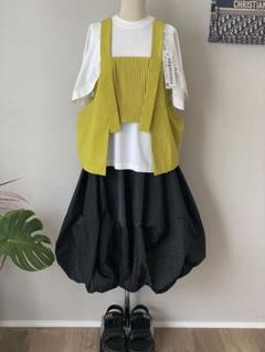 nagonstans peplam vest ナゴンスタンス ペプラムベスト peplam vest｜M｜Black｜shirts and blouses｜någonstans