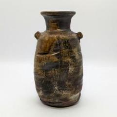 【森泰司　備前　花入　共箱】 花器　花瓶　骨董　アンティーク　インテリア 2025年最新】備前 耳付の人気アイテム - メルカリ