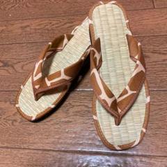 サンダル Ⓜ️ きりん柄 お値下げ始めました
