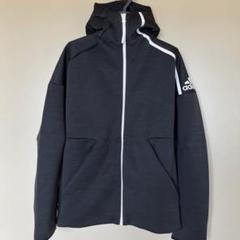 新品　未使用　タグ付き　アディダス　オールブラックス　パーカー　Mサイズ adidas ALL BLACKS オールブラックス スカ柄 スウェットパーカー
