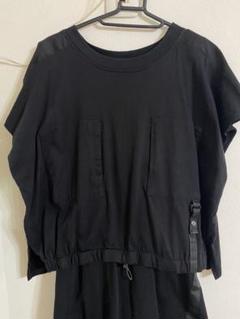 ヤマダヤ ラシュッドドロストレイヤードワンピース　ブラック　フリーサイズ　美品のサムネイル