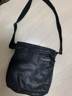【12月スーパーSALE 15%OFF】 13999→12999☆DIESELディーゼル☆レザー（本革）ショルダー バッグ