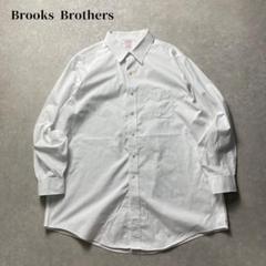 BrooksBrothers スーピマコットン長袖シャツホワイトノンアイロン古着