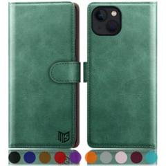 SUANPOT 手帳型ケース iPhone 14用 パープル