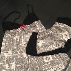 最終値下げ！♥RAVIJOUR ルームウェア セットアップ ブラック RAVIJOUR ラヴィジュール ブラックレースサテン セットアップ