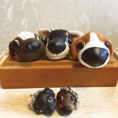レトロ 平成レトロ アニマルレザーキーホルダーセット 10個 dog