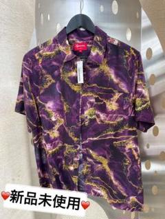 シュプリーム NEWYORKCITY シルク シャツ 半袖 M