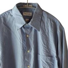 VAN HEUSEN 長袖シャツ 青 USA製