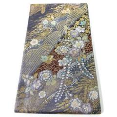 【新品未使用美品❣️】さがら刺繍　六通　正絹袋帯 新品 未仕立て 最高級袋帯 総刺繍 正絹 蘇州 汕頭刺繍 相良刺繍