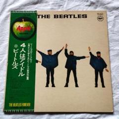 レコード　丸帯　ビートルズ　東芝音工盤　ミート・ザ・ビートルズ　帯付き Yahoo!オークション - PROMO 美盤LP帯付 ミート・ザ・ビートルズ