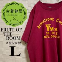 【90s】メキシコ製 フルーツオブザルーム Tシャツ YMCA シングルステッチ