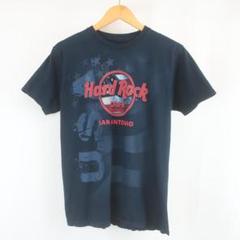 メキシコ製 Hard Rock CAFE USA ロゴ プリント Tシャツ M