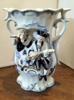 音楽家のフィギュア付き陶器花瓶　KATO KOGEI 音楽家のフィギュア付き陶器花瓶 KATO KOGEI - メルカリ