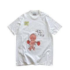 USA製 90s words from the womb アート Tシャツ