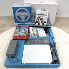【本体・コントローラー動作確認済み】Wii+マリオソフト2本セット