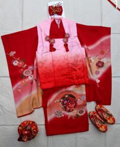 moln　着物のみ　美品七五三　正絹着物　手描き友禅逸品　３歳 moln様専用 着物のみ 美品七五三 正絹着物 手描き友禅逸品 3歳