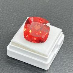 パパラチアサファイア クッションカット ルース 22.75ct