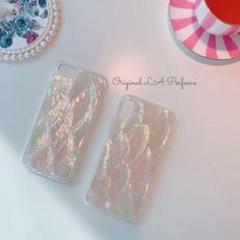 キラキラ天然シェル♡貝殻 ナチュラル ホワイト✨iPhoneケース 海 夏