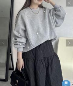 ☆proseverse／プロズヴェール☆パール付スゥェット☆Mサイズ☆未使用品☆ 2025年最新】prose verse レディース トレーナー・スウェットの