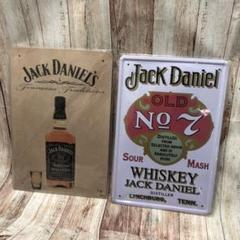 ⭐️レトロ看板⭐️ジャックダニエル2種類⭐️ウィスキー看板⭐️30×20㎝⭐️
