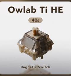 Owlab Ti HE 40g 20個 キースイッチ