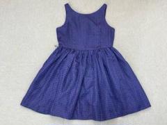 (K07267）RALPH LAUREN キッズ ペイズリー柄ギャザーワンピース