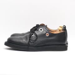 CARVEN Black Eyelet Derbys 42 レザーダービー