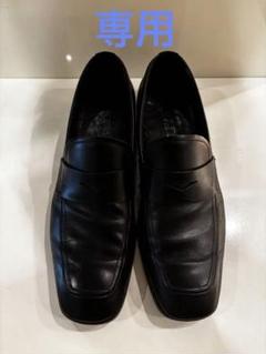 未使用◎JIMMY CHOO ブラックレザー メンズシューズ ドレスシューズ Jimmy Choo(ジミーチュウ) ドレスシューズ・革靴・ビジネス