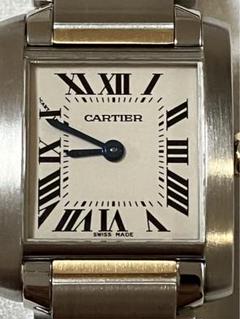 ☆極美品☆ カルティエ タンクフランセーズ SM コンビ ②コマ/ 腕時計 楽天市場】Cartier カルティエ タンクフランセーズ SM 時計