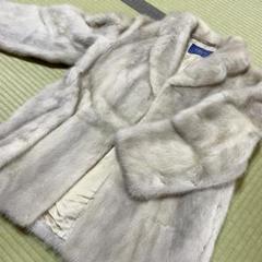ブルーフォックス ファーコート 毛皮 M 9号 リアルファー FARION