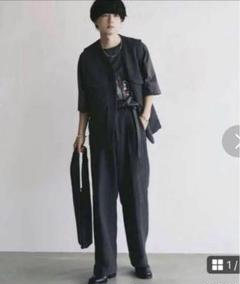 LIDNM（リドム）の「KARAMIORI STRAIGHT SLACKS（スラックス