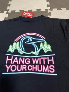 L キャンプ チャムス CHUMS tシャツ 半袖 ブラック 新品