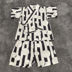 甚平　子供服　80 くろわっさんすべべ