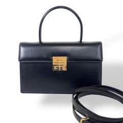 GIVENCHY 2way ショルダーバッグ ハンドバッグ4G カーフレザー