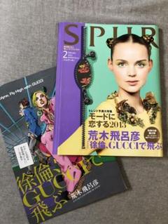 SPURシュプール　2013年　2月号 SPUR 2013年2月号 付録付き 徐倫、GUCCIで飛ぶ ジョジョ spur